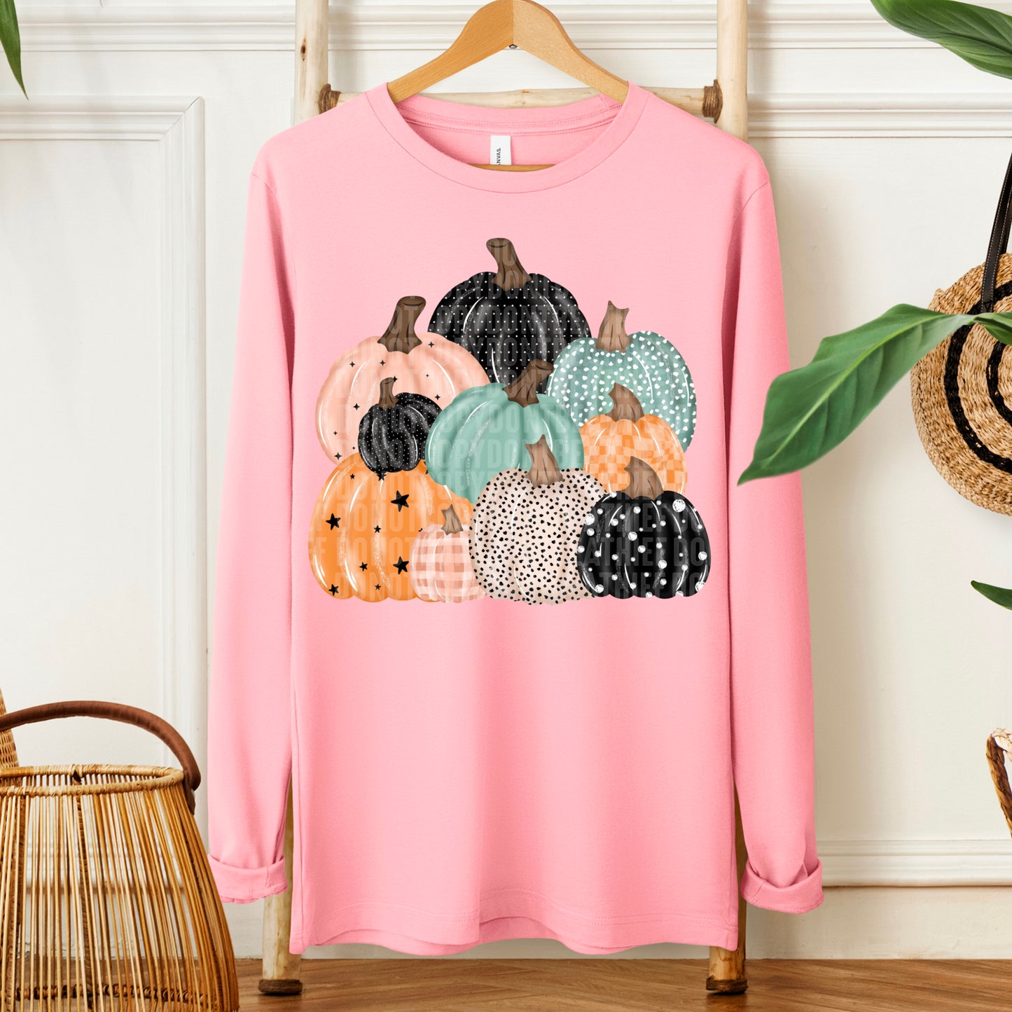 Pumpkins Pile DTF Transfer