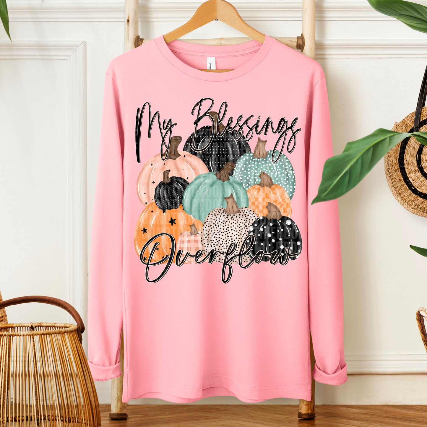 My blessings overflow- DTF Transfer