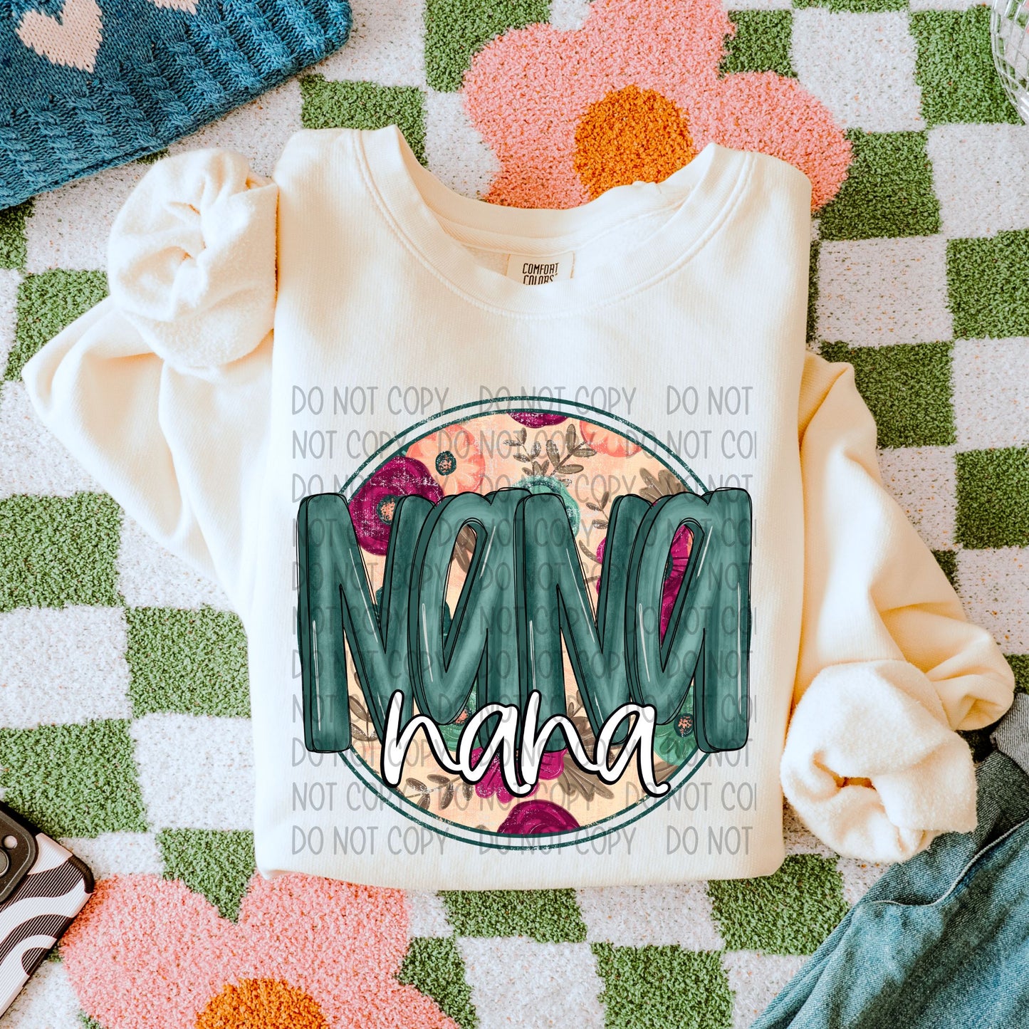 Nana Floral - DTF Transfer