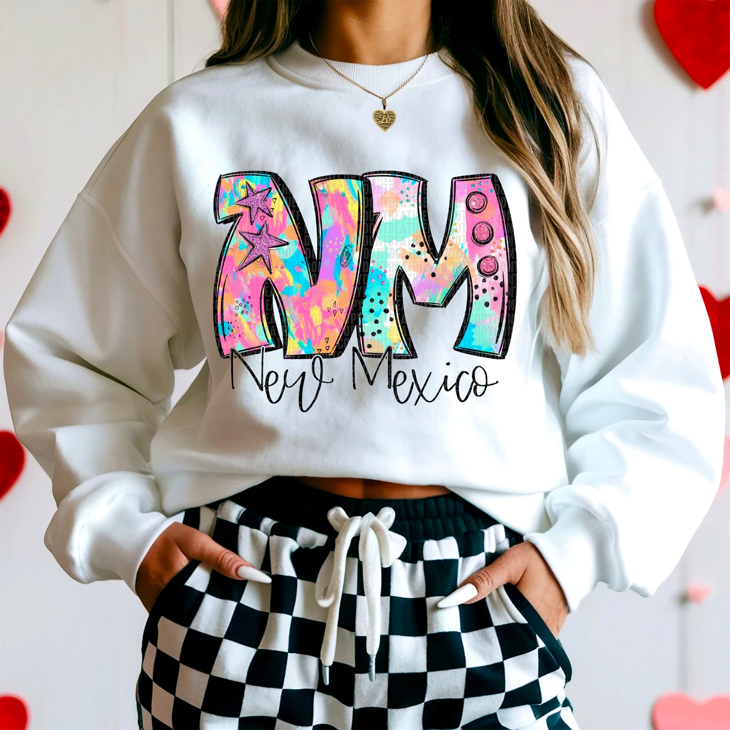 Neon Splashes 50 States- DTF Transfer