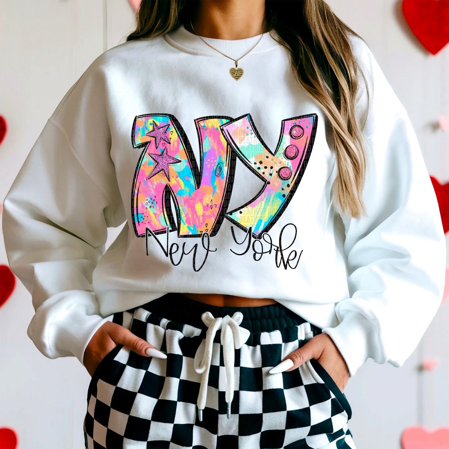 Neon Splashes 50 States- DTF Transfer