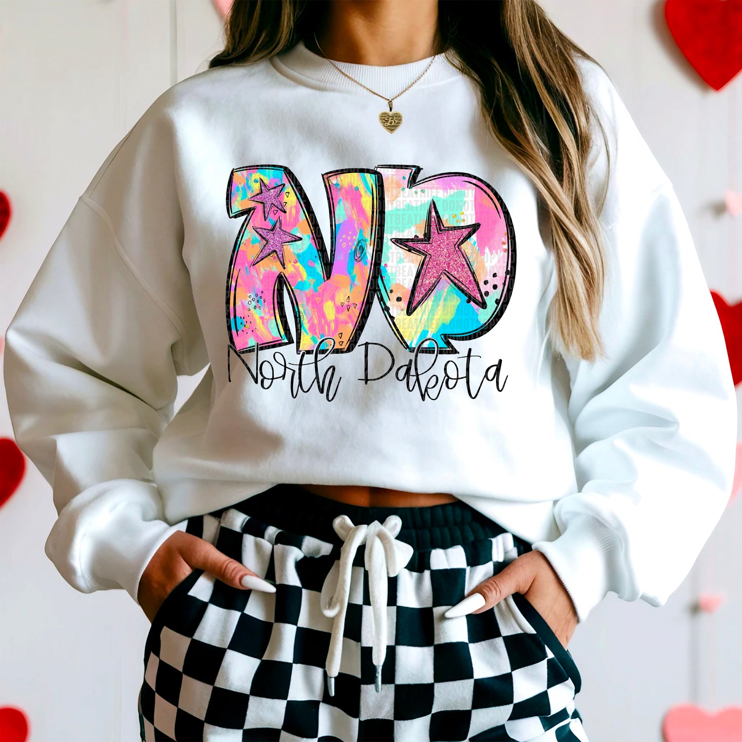 Neon Splashes 50 States- DTF Transfer