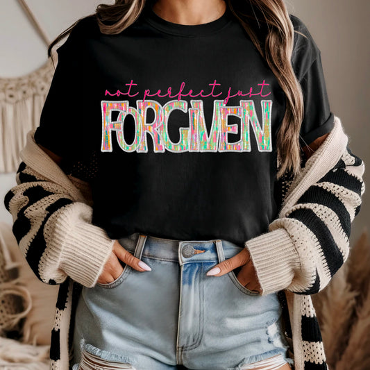 Not perfect just forgiven-DTF Transfer