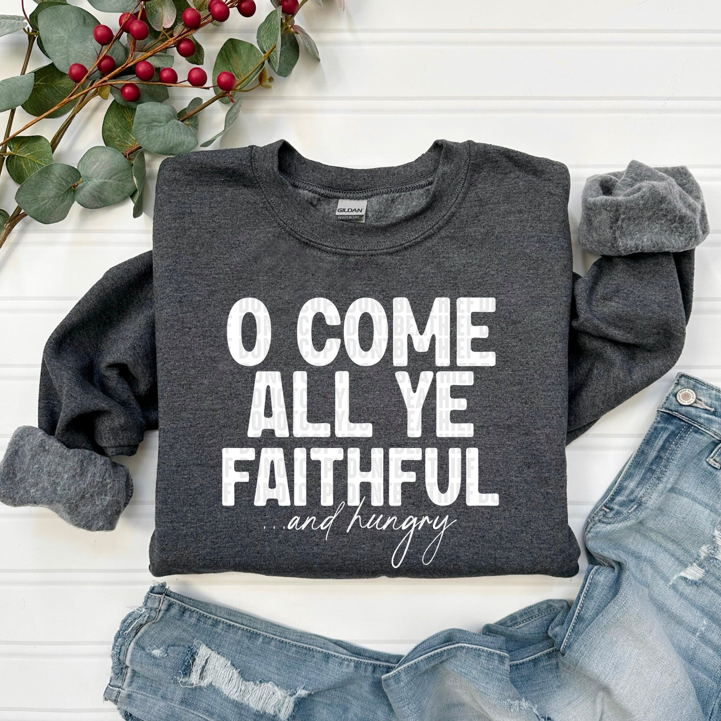 O Come All Ye Faithful- DTF Transfer