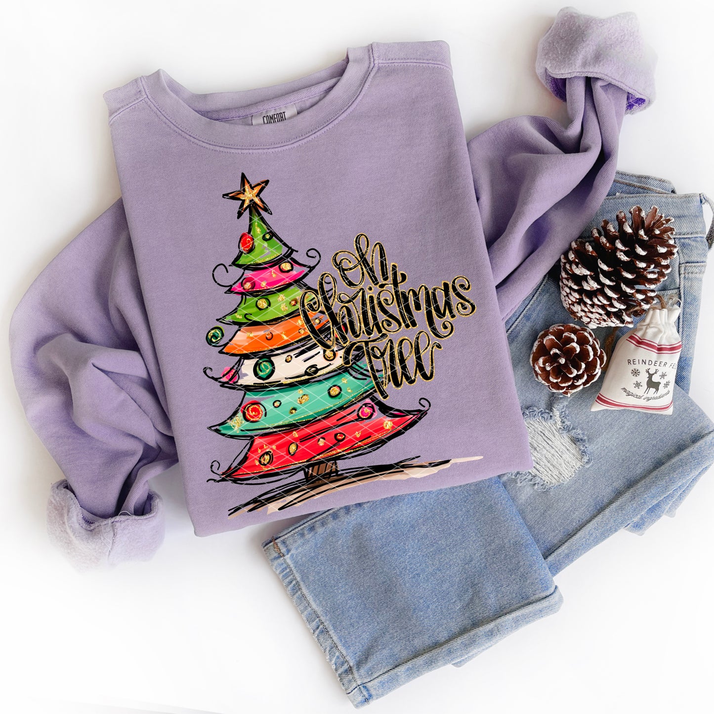 Oh Christmas Tree- DTF Transfer