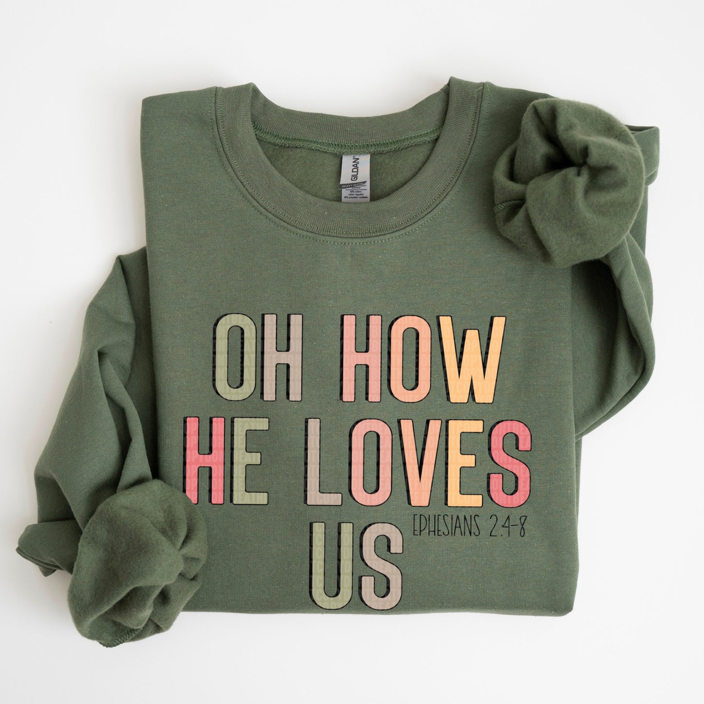 Oh how he loves us- DTF Transfer