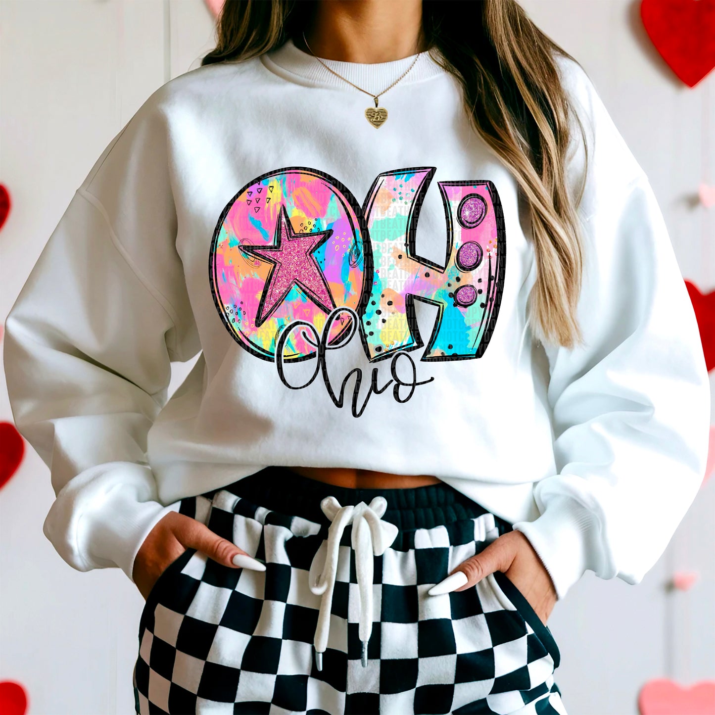 Neon Splashes 50 States- DTF Transfer