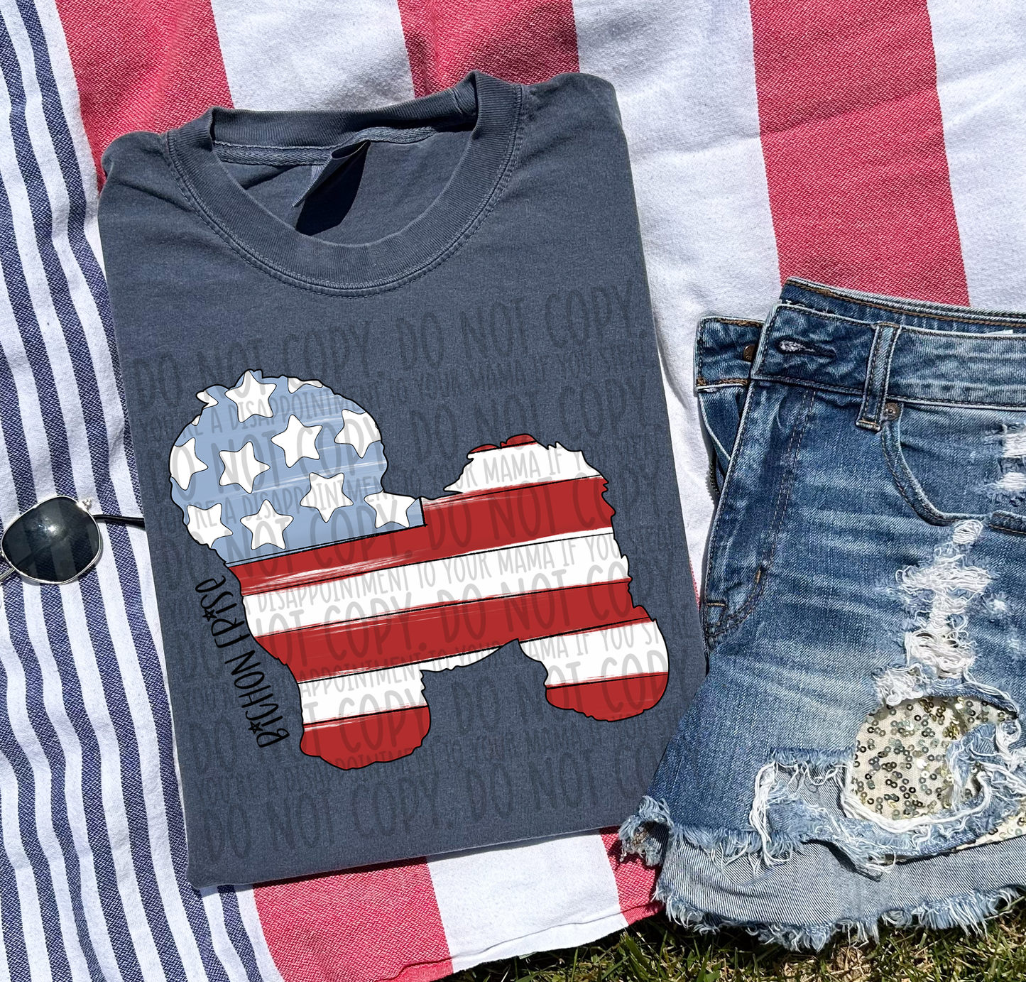 Patriotic Tee- Comfort Color