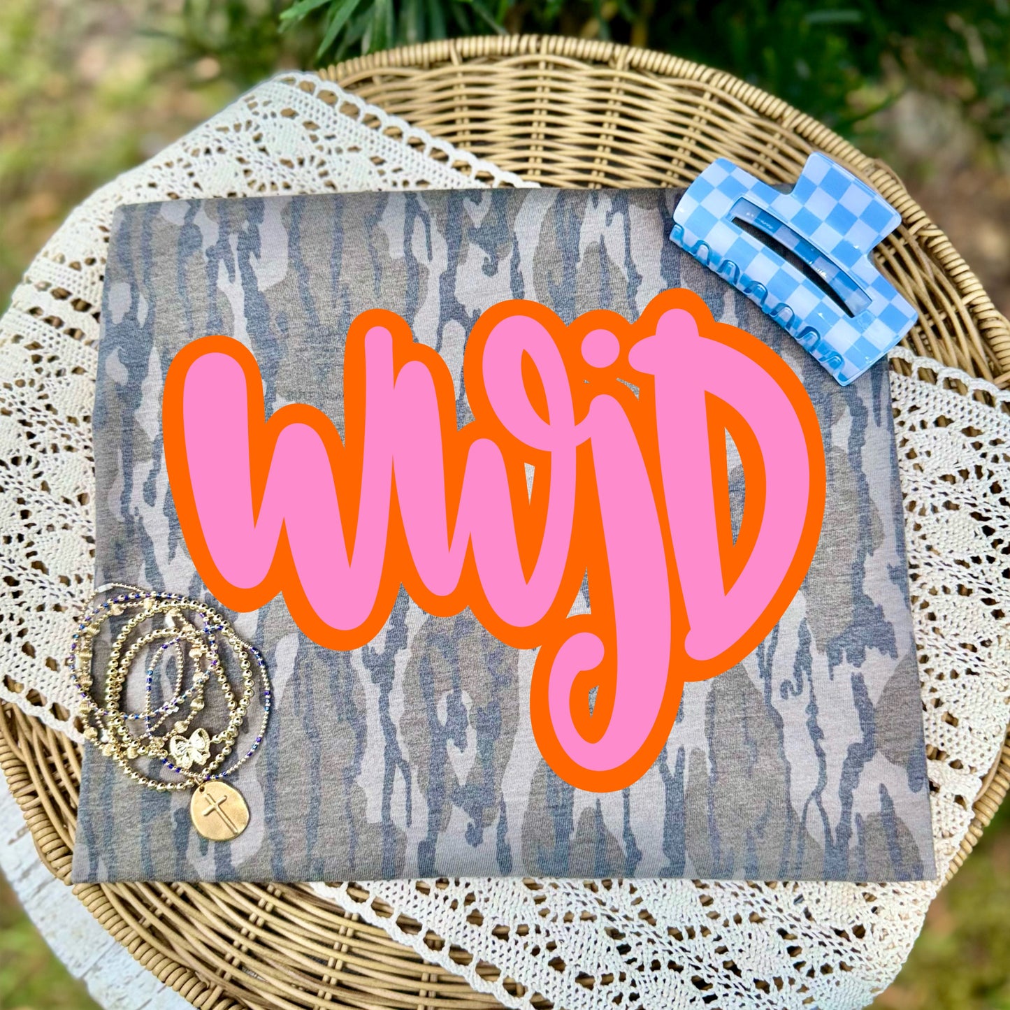 WWJD Pink/Orange-DTF Transfer