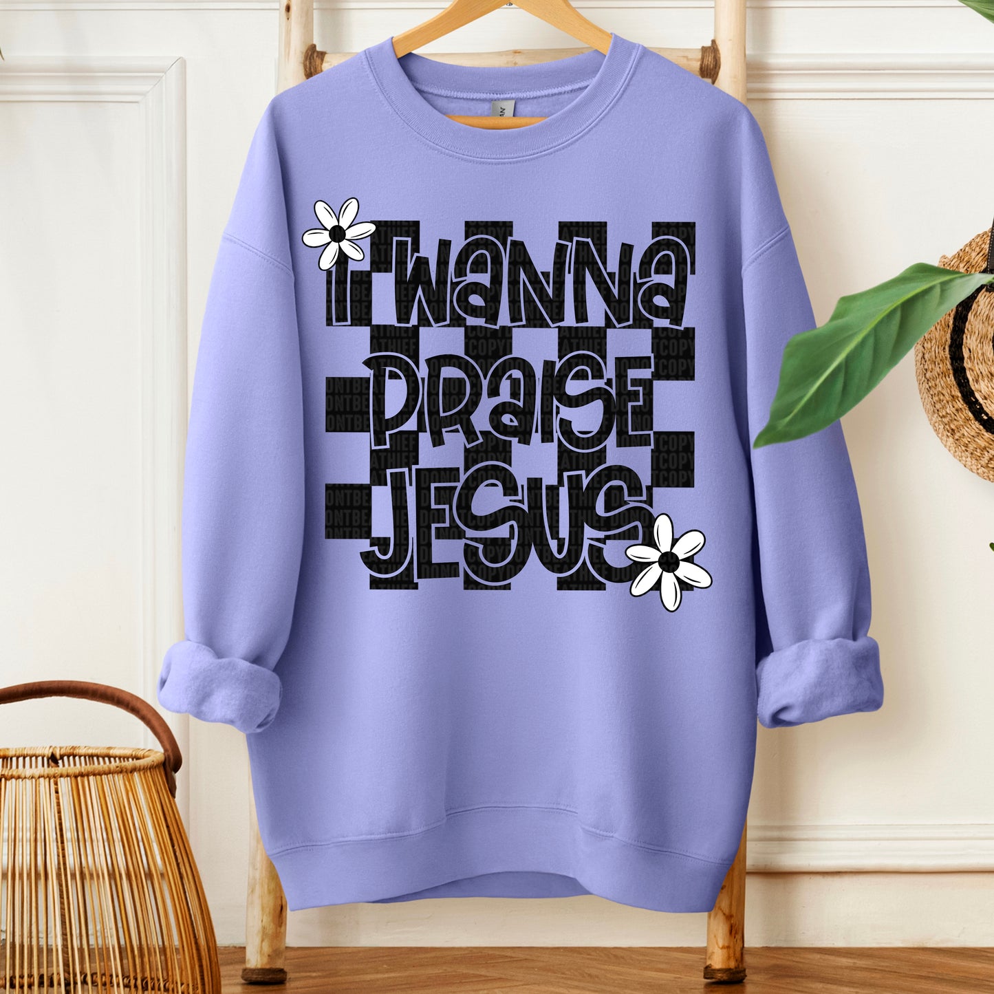 I wanna praise Jesus- DTF Transfer
