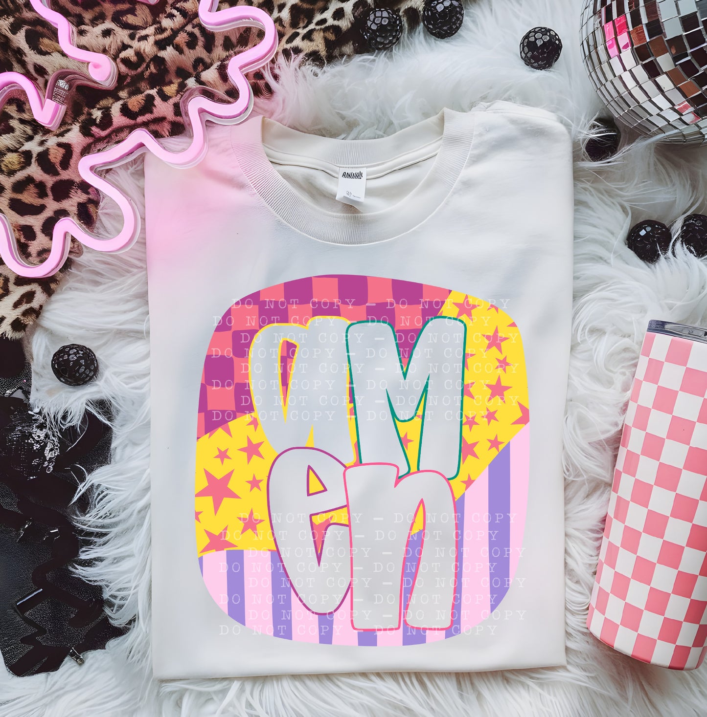 Amen Preppy Bright- DTF Transfer