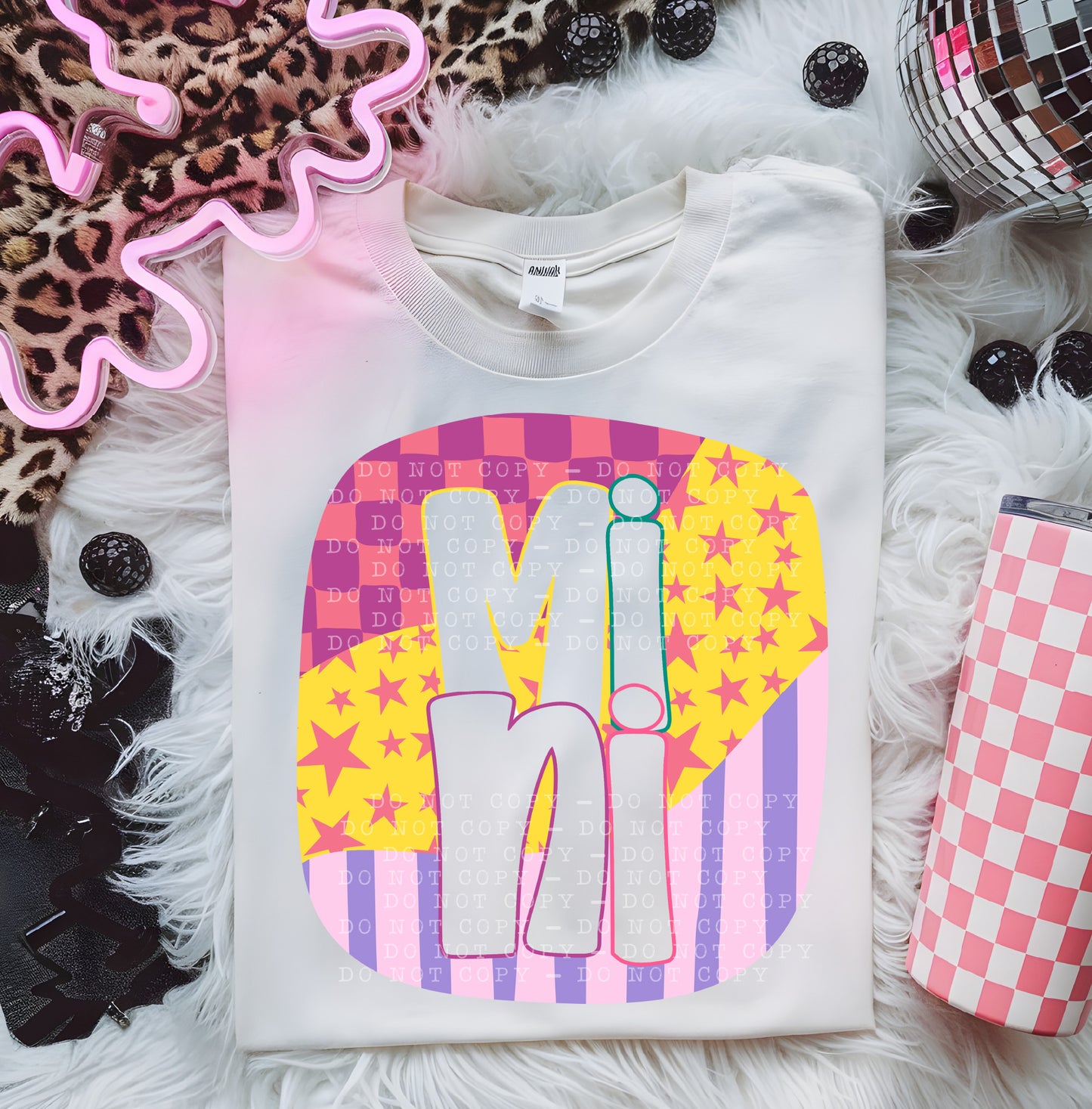 Mini- Preppy Bright- DTF Transfer