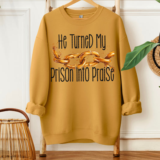 He turned my prison into praise- DTF Transfer