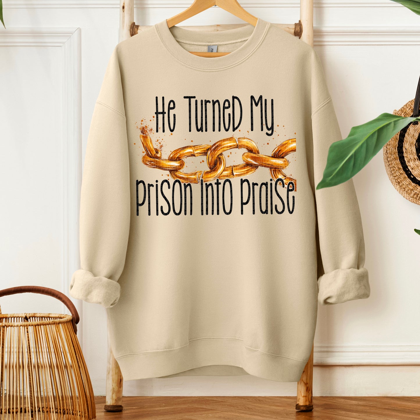 He turned my prison into praise- DTF Transfer