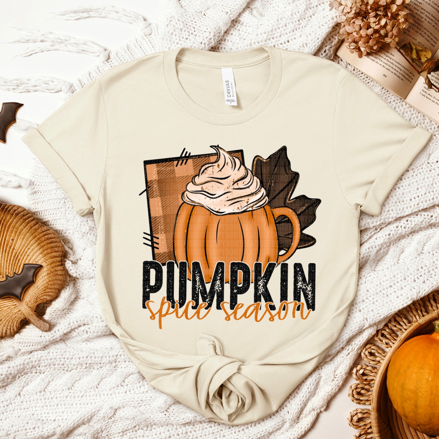 Pumpkin spice season- DTF Transfer