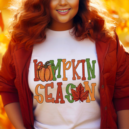 Pumpkin Season-Bella- Completed Tee