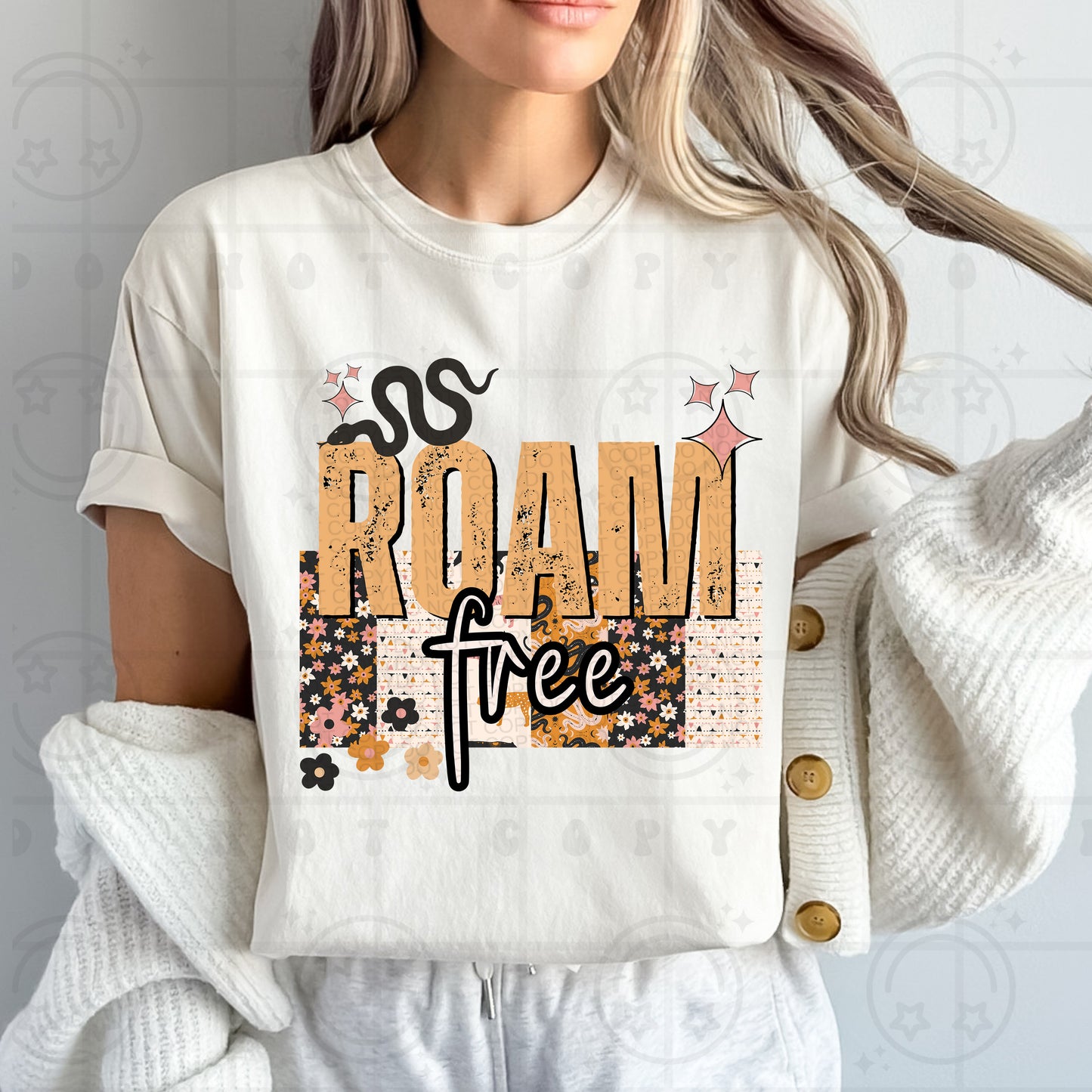 Roam free-DTF Transfer
