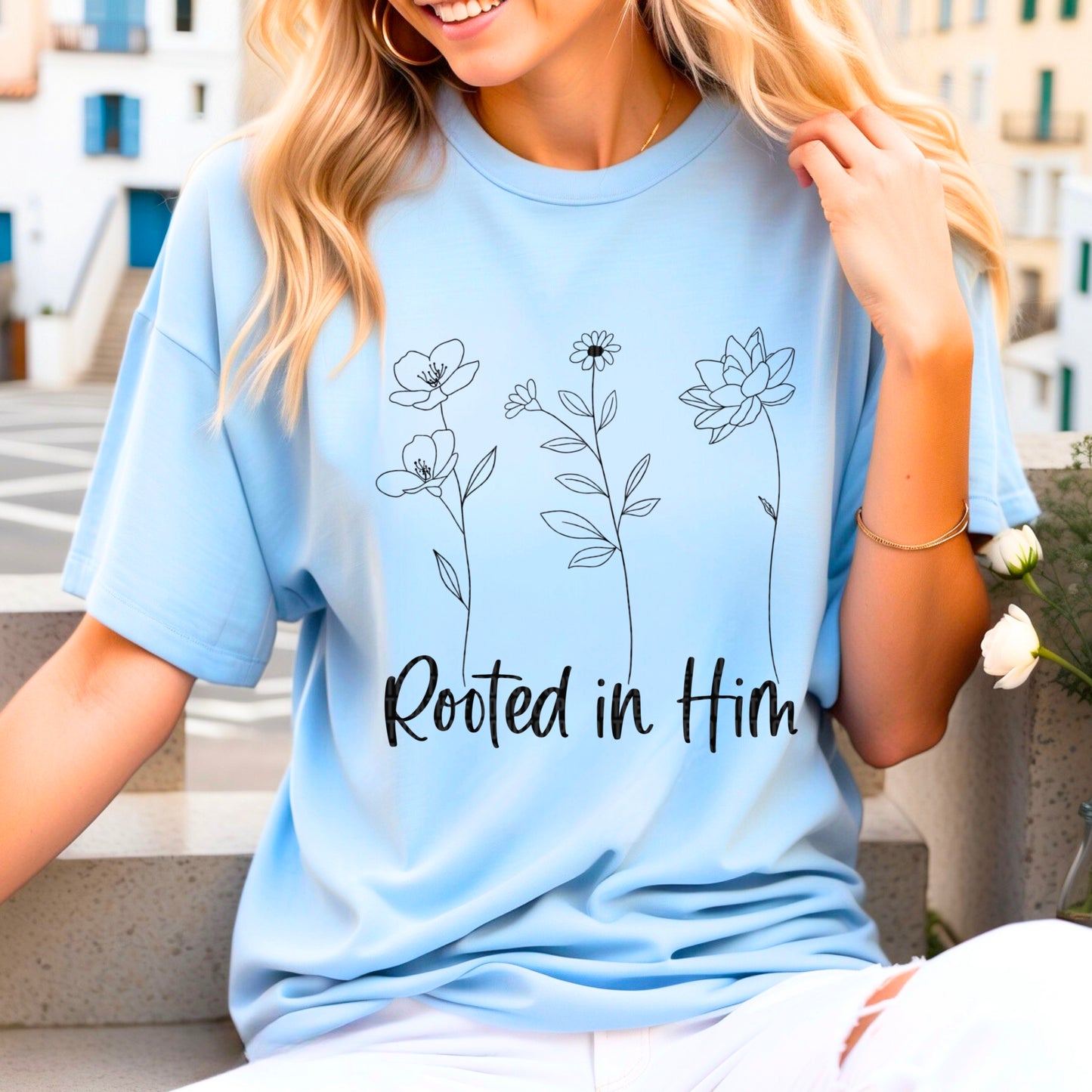 Rooted in Him-DTF Transfer