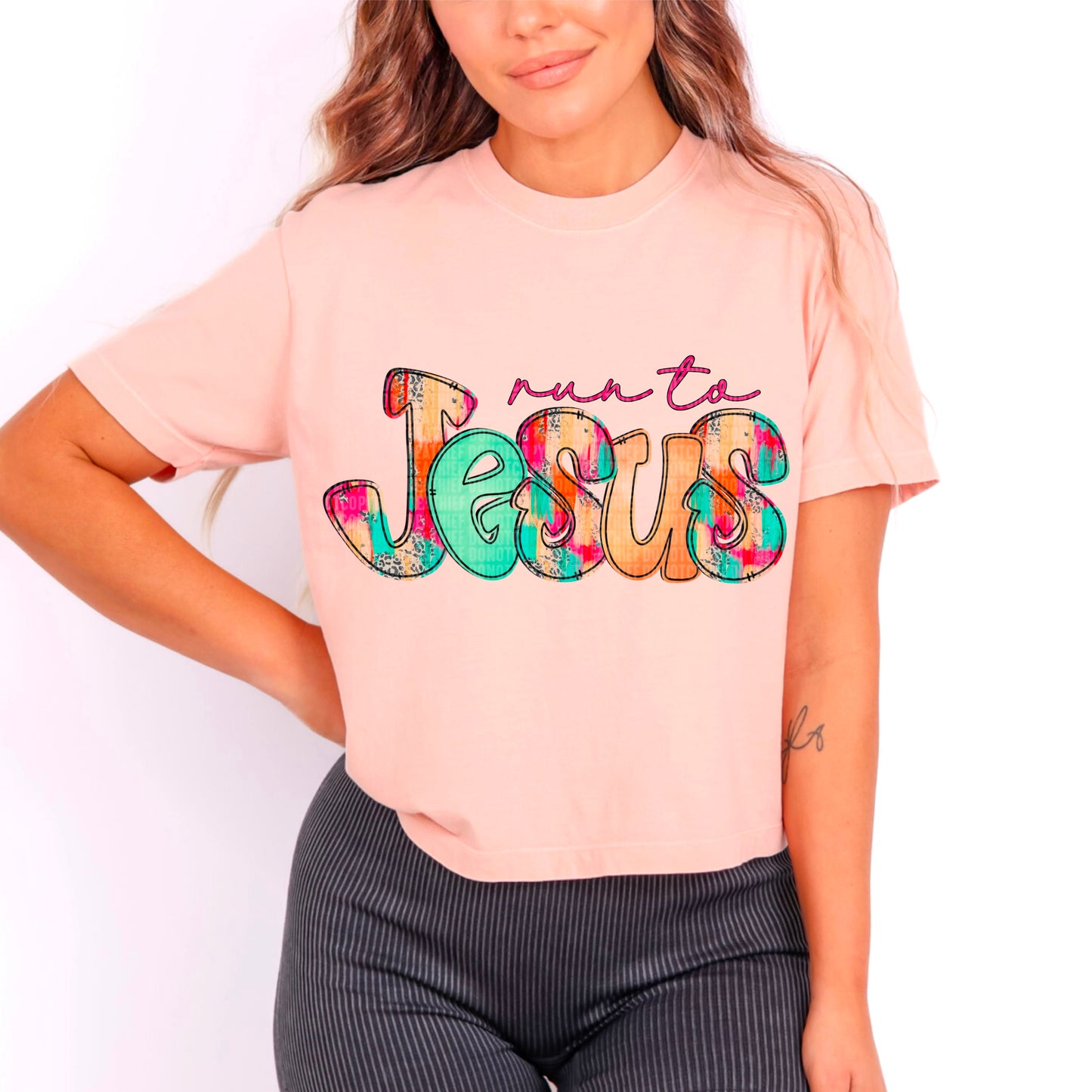 run to Jesus- DTF Transfer
