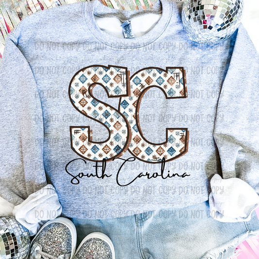 Winter States-South Carolina- completed sweatshirt
