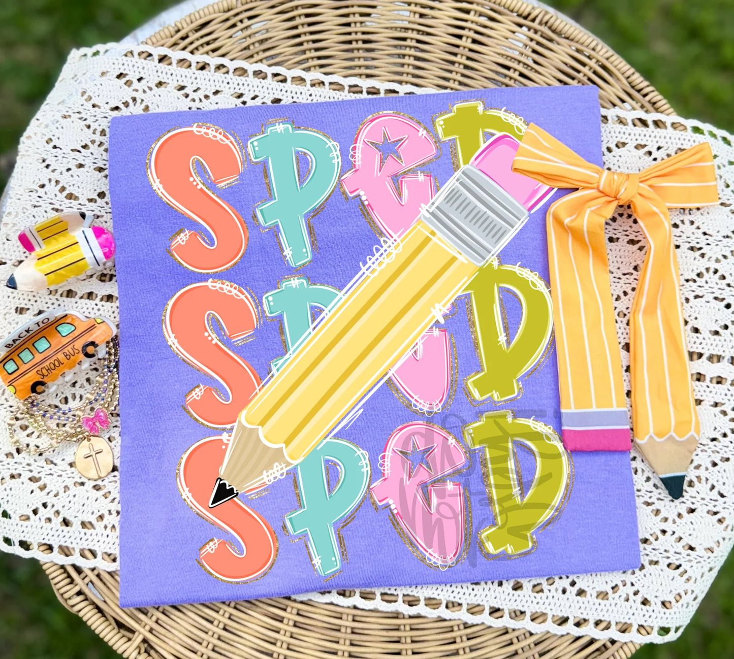 SPED Pencil -DTF Transfer