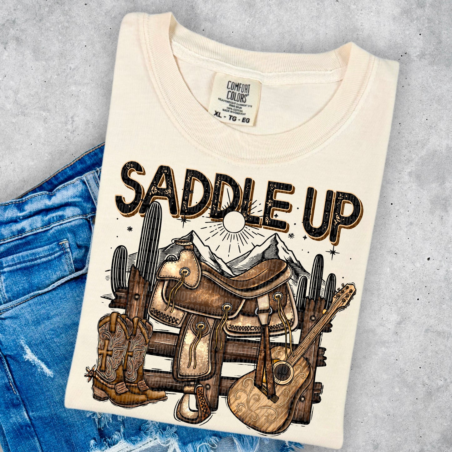 Saddle Up-DTF Transfer