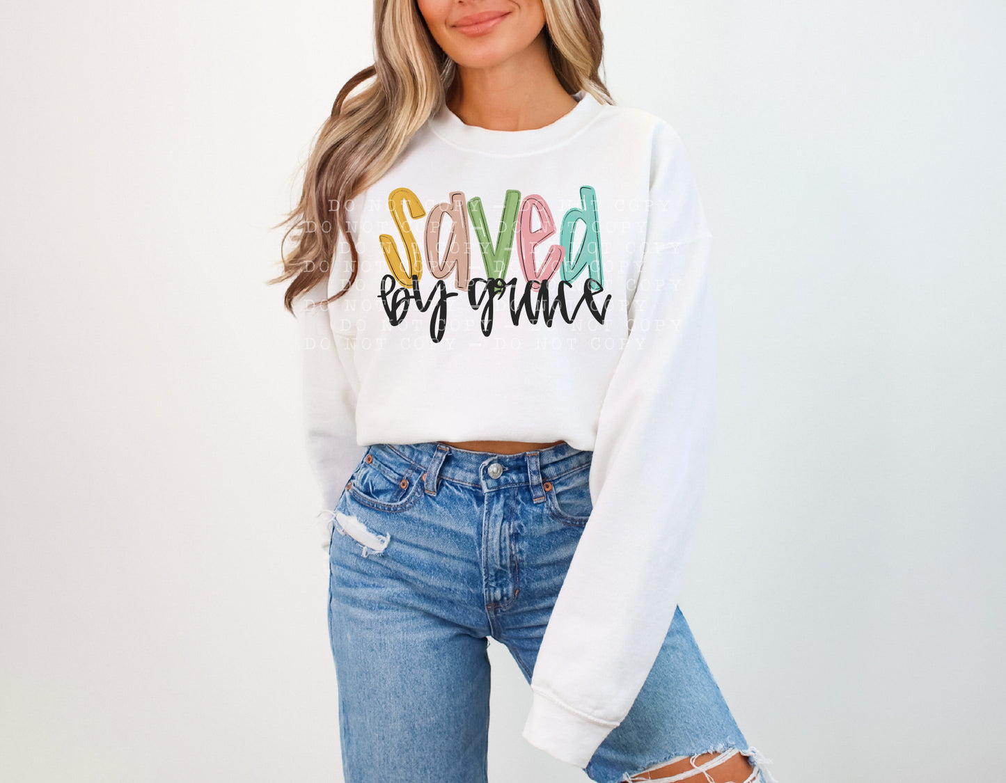 Saved by Grace- DTF Transfer