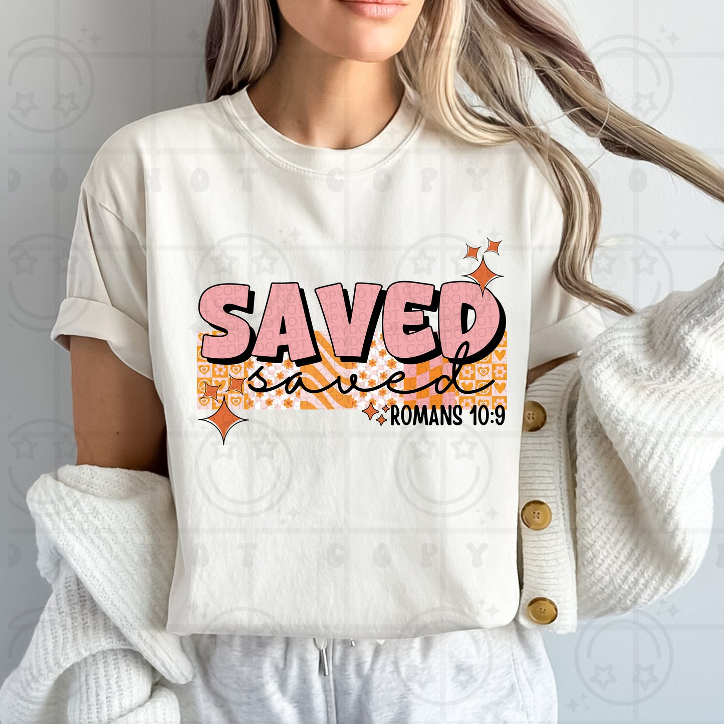 Saved by grace, not works-DTF Transfer