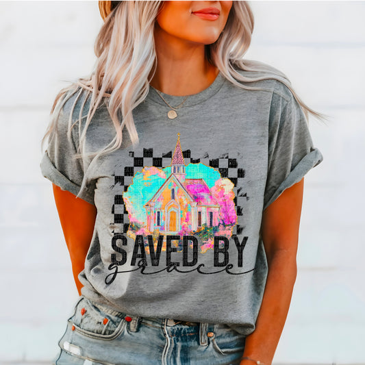 Saved by Grace-DTF Transfer