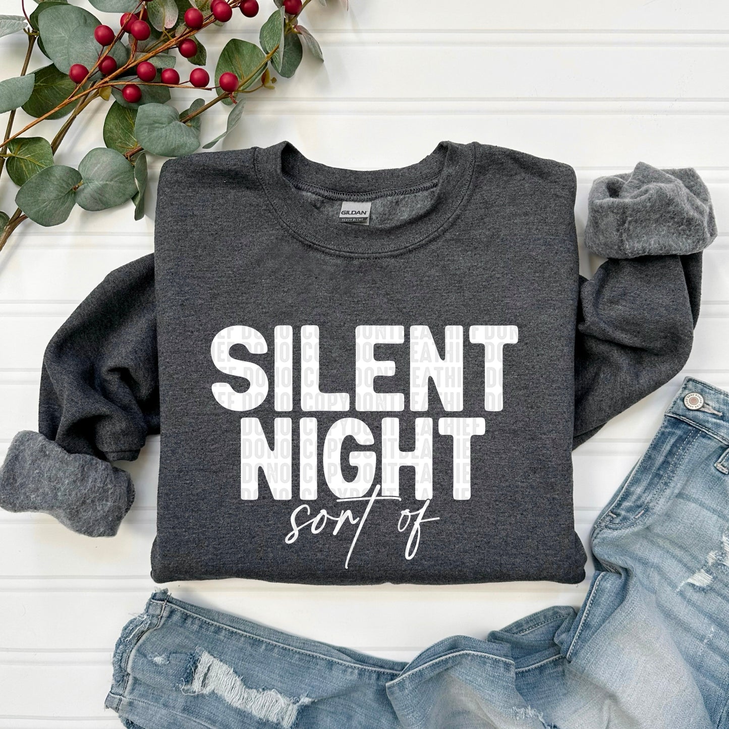 Silent Night sort of- DTF Transfer