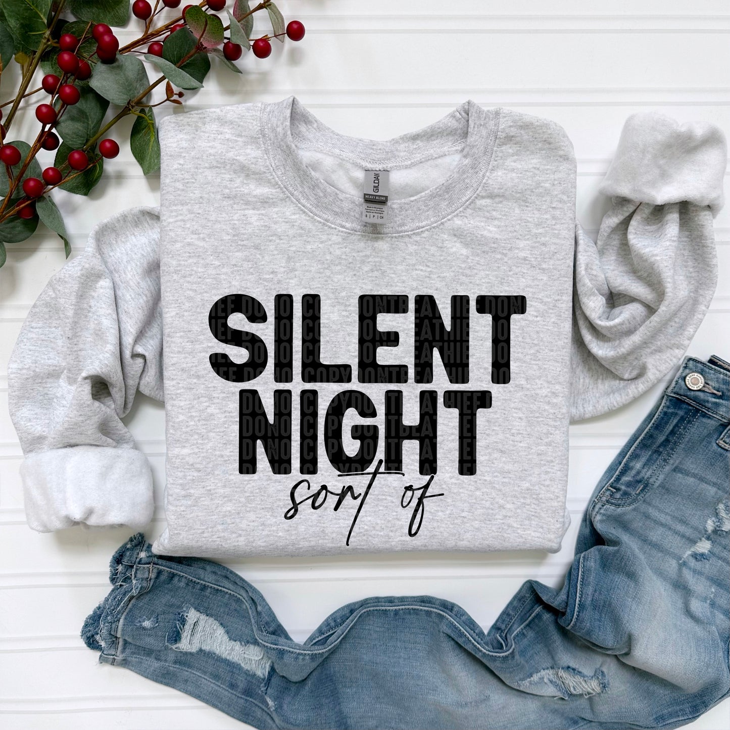 Silent Night sort of- DTF Transfer