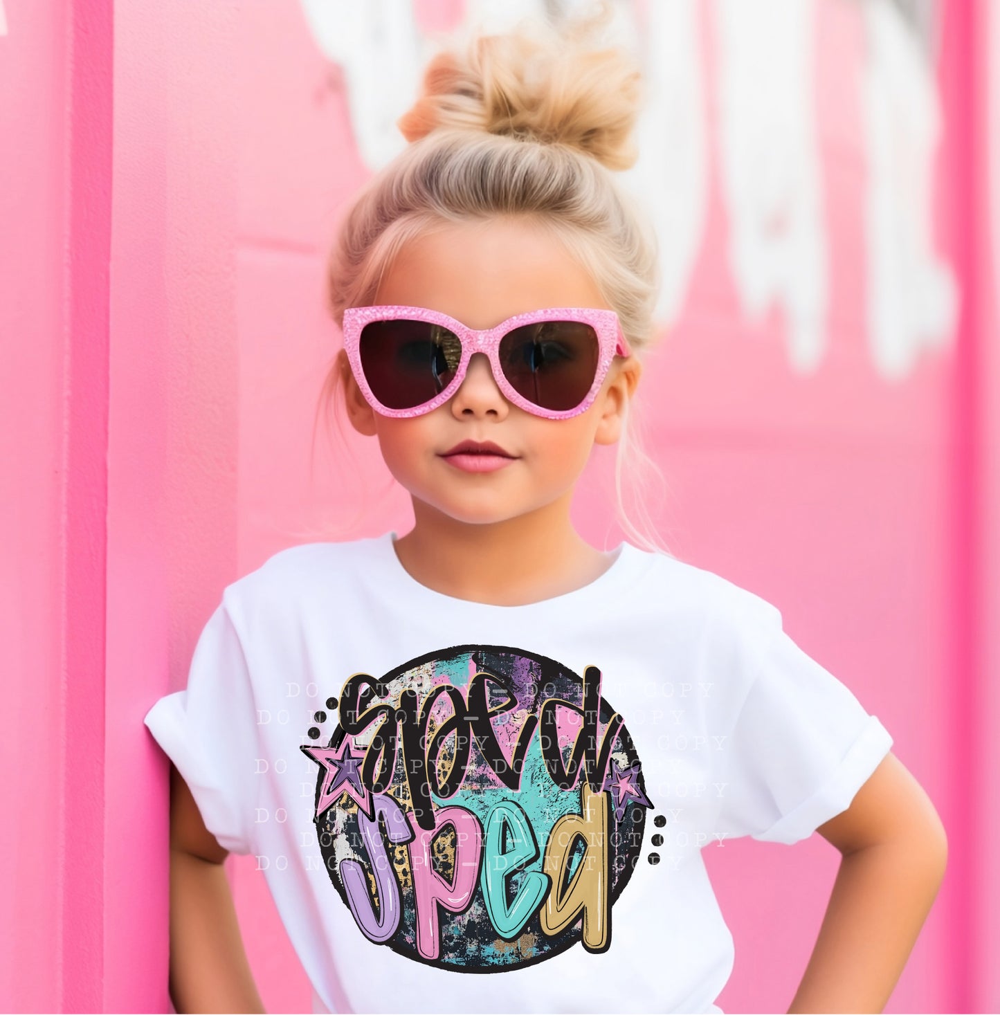 Grades-Back to school-Circle Grunge- DTF Transfer