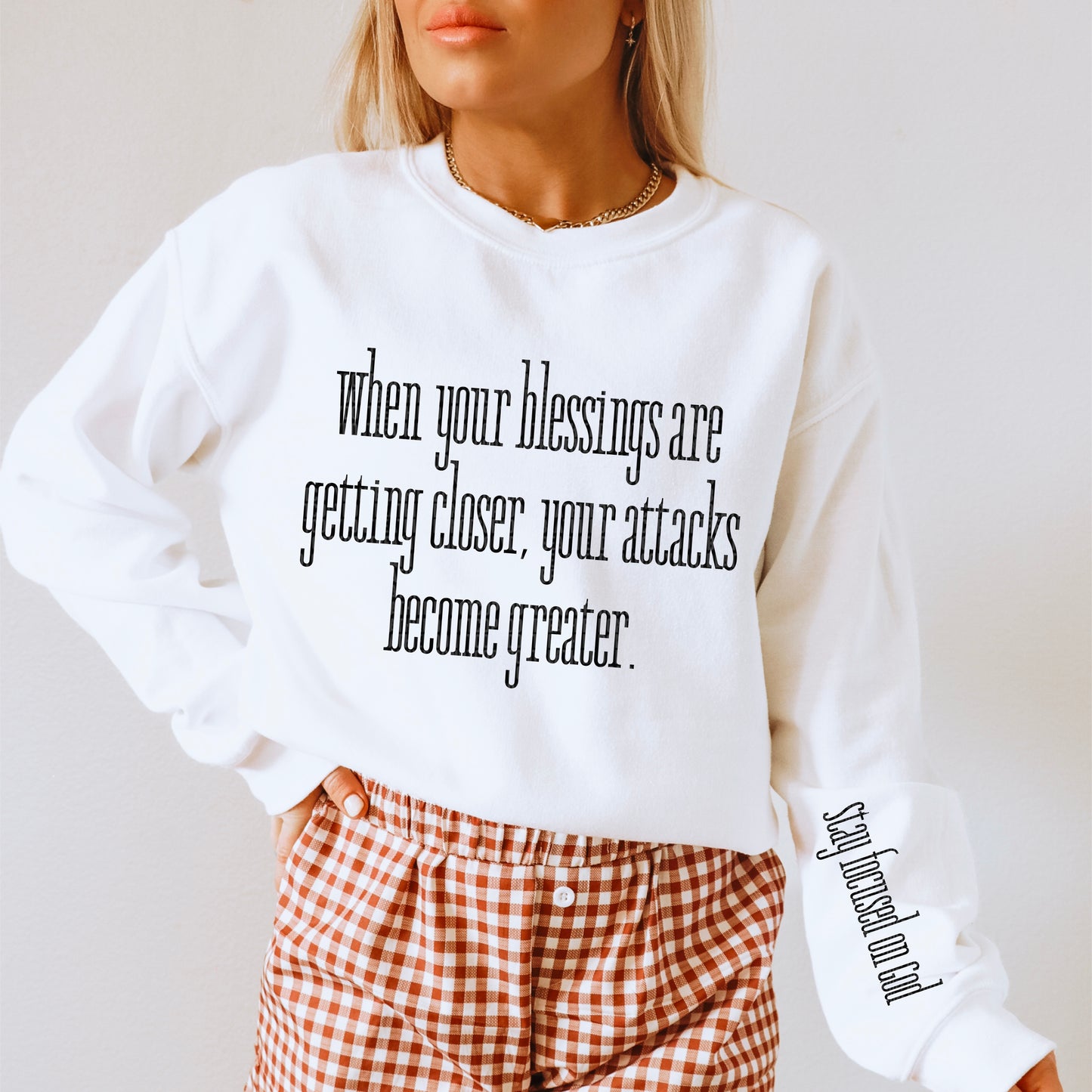 When your blessings are getting closer, your attacks become greater-Stay focused on God-SET-DTF Transfer