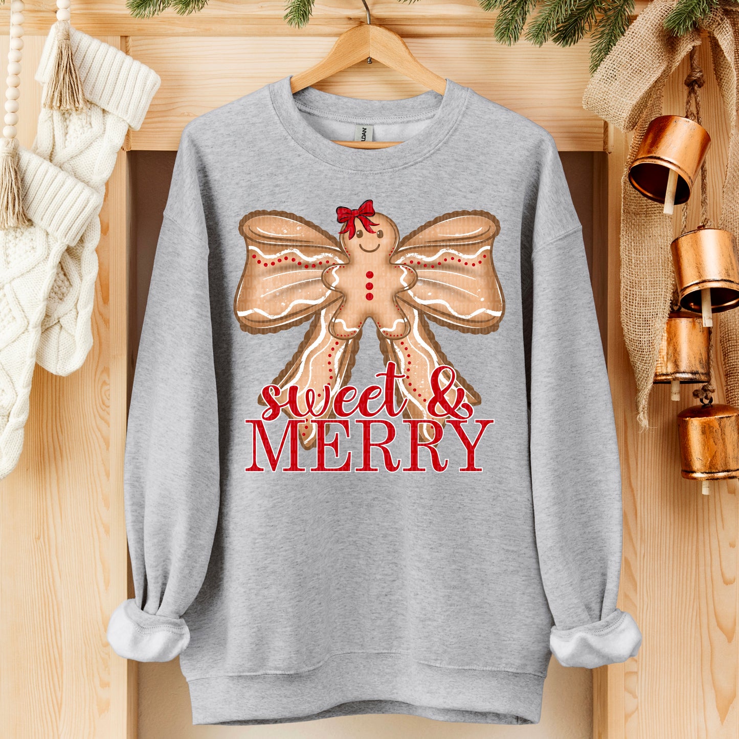 Sweet & Merry Gingerbread- DTF Transfer