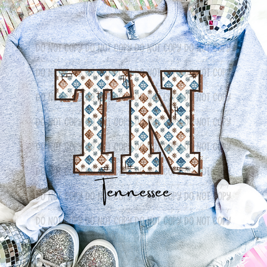 Winter States-Tennessee- completed sweatshirt