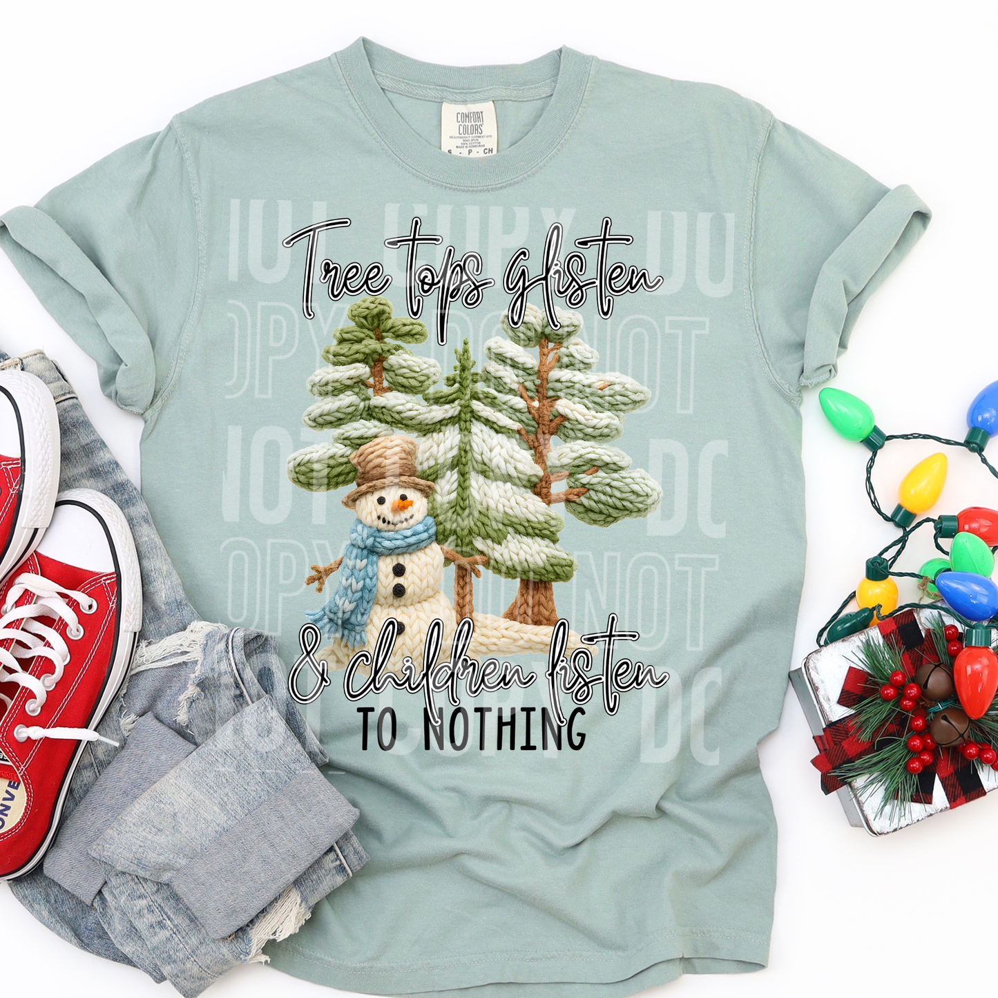 Tree tops glisten children listen- DTF Transfer