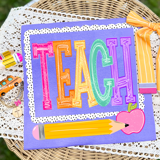 Back To School - DTF Transfer