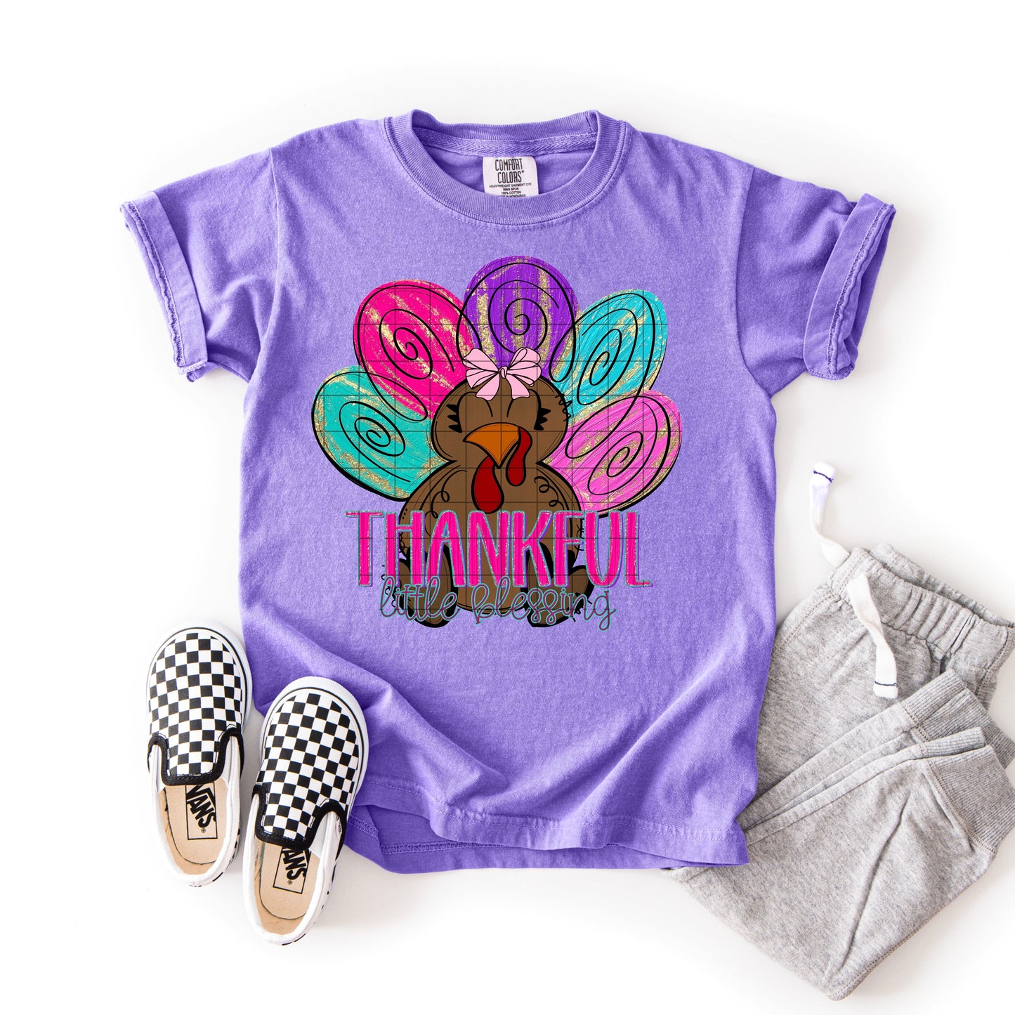 Thankful little blessing girl- DTF Transfer