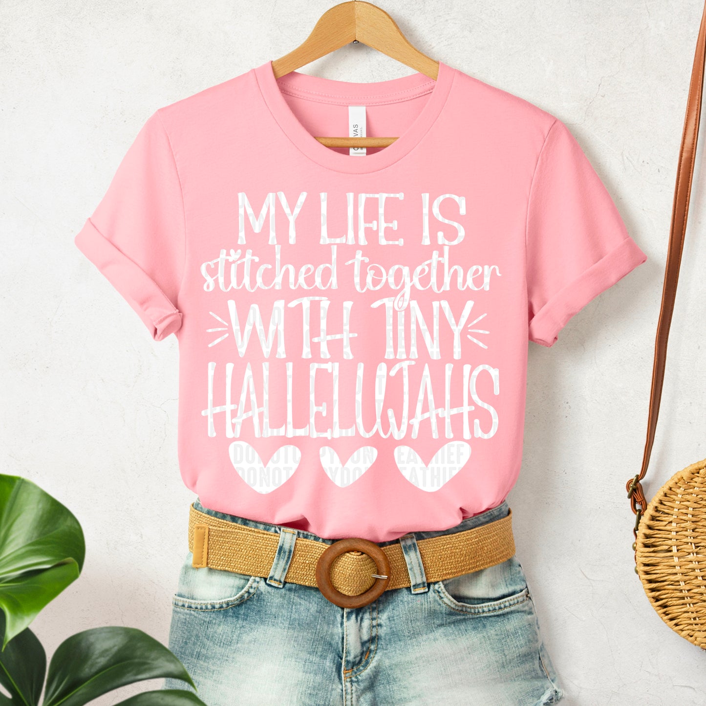 My life is stitched together with tiny hallelujahs- DTF Transfer