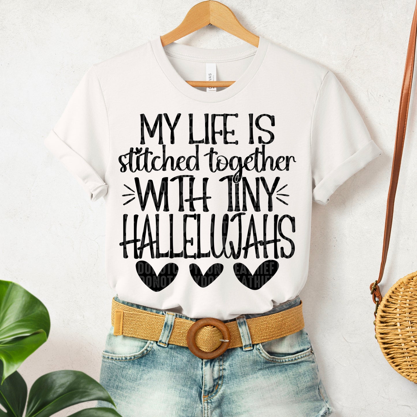 My life is stitched together with tiny hallelujahs- DTF Transfer