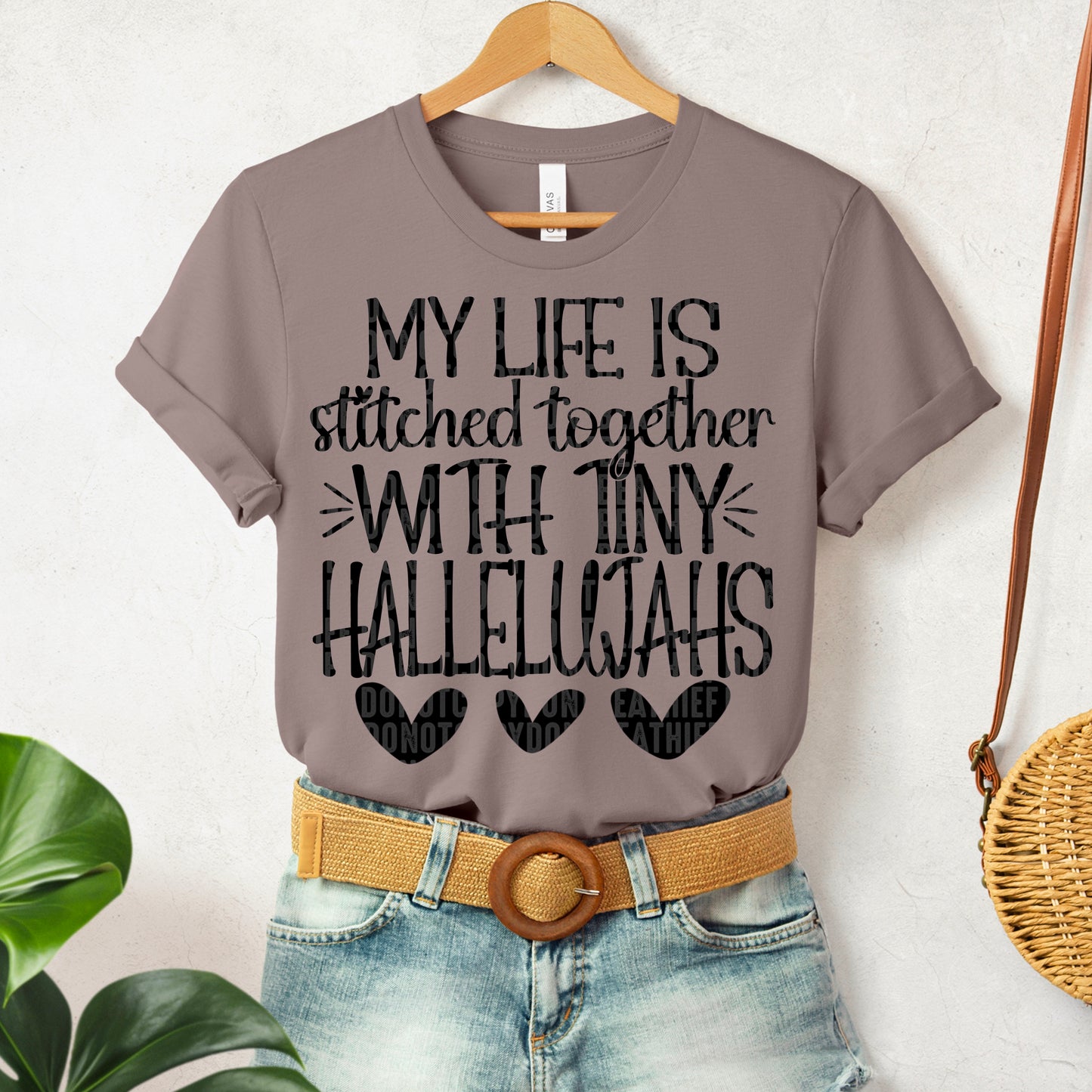 My life is stitched together with tiny hallelujahs- DTF Transfer