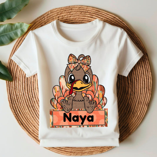 Girl Turkey Custom-DTF Transfer