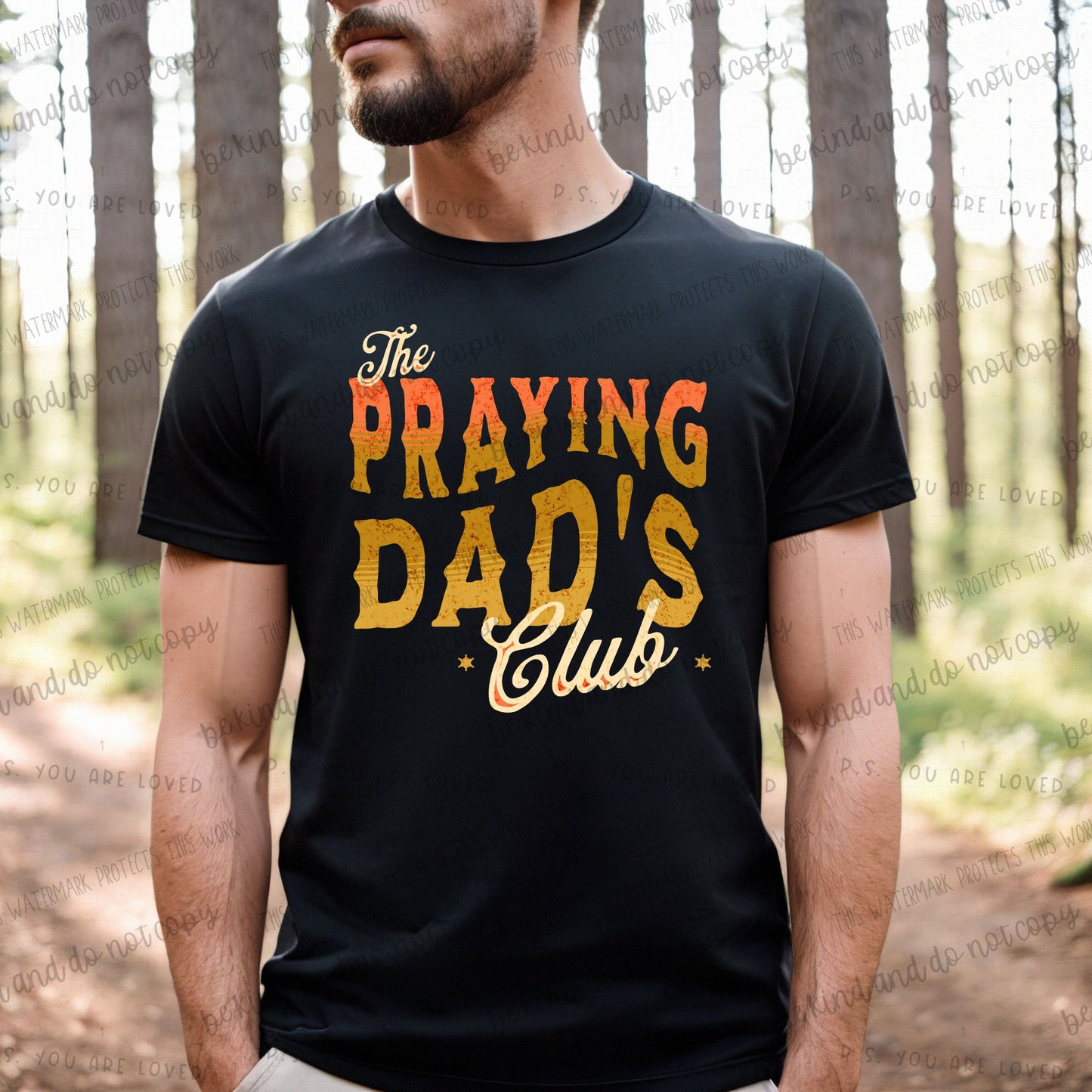 The Praying Dad's Club - DTF Transfer