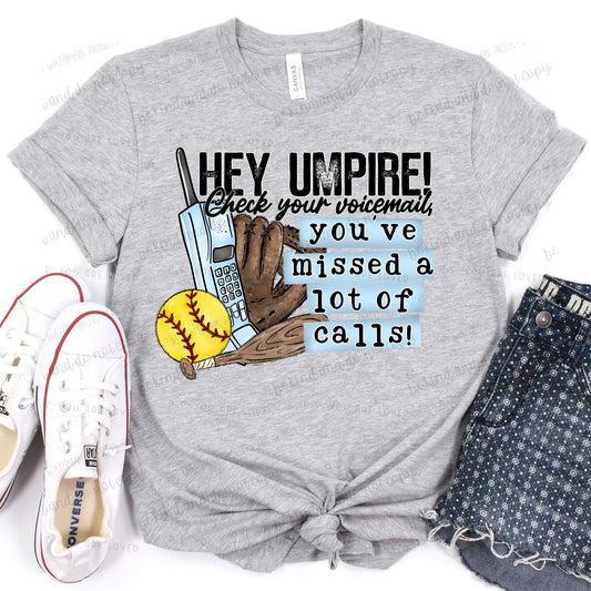 Hey Umpire! Softball-DTF Transfer