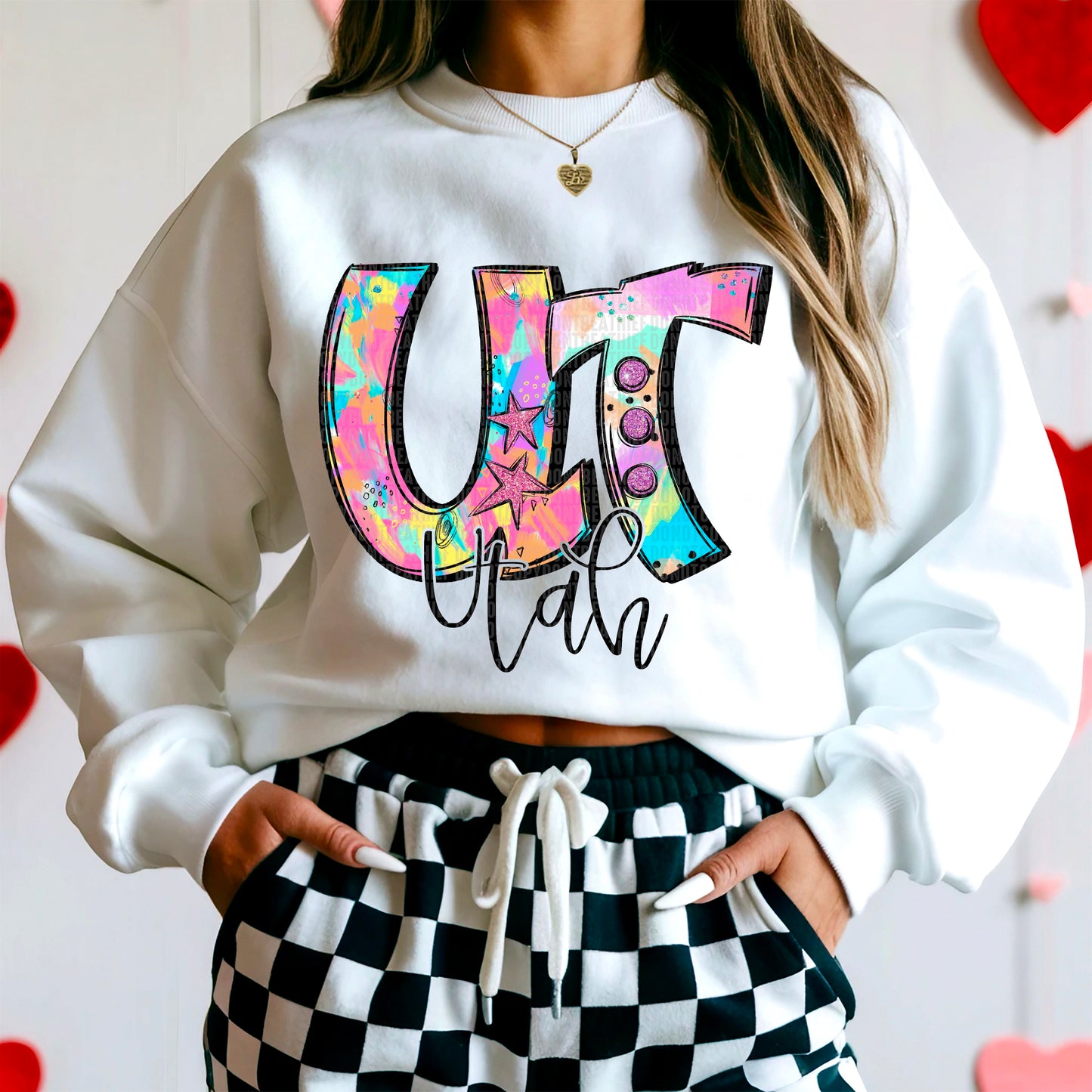 Neon Splashes 50 States- DTF Transfer