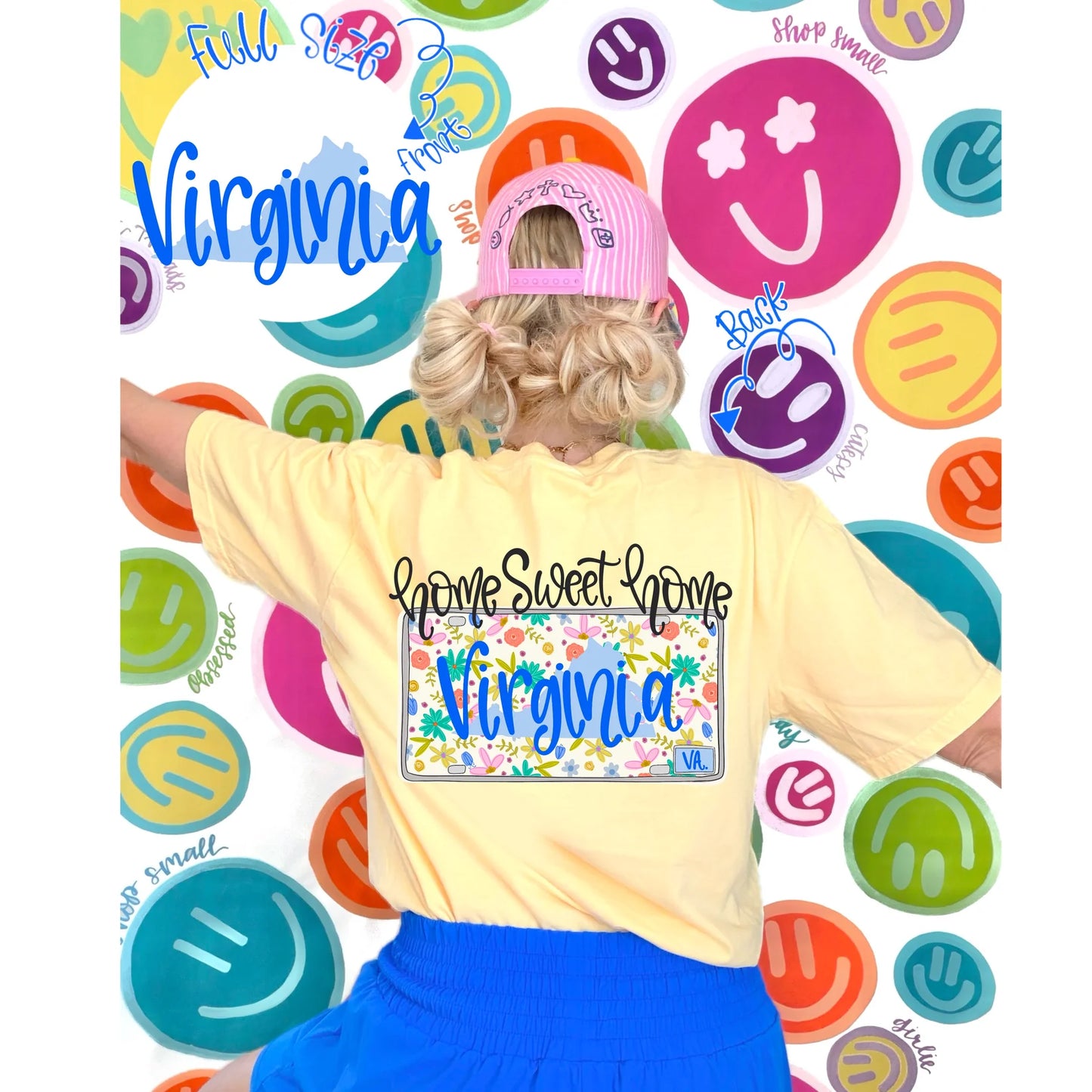 Home Sweet Home Virginia SET-DTF Transfer