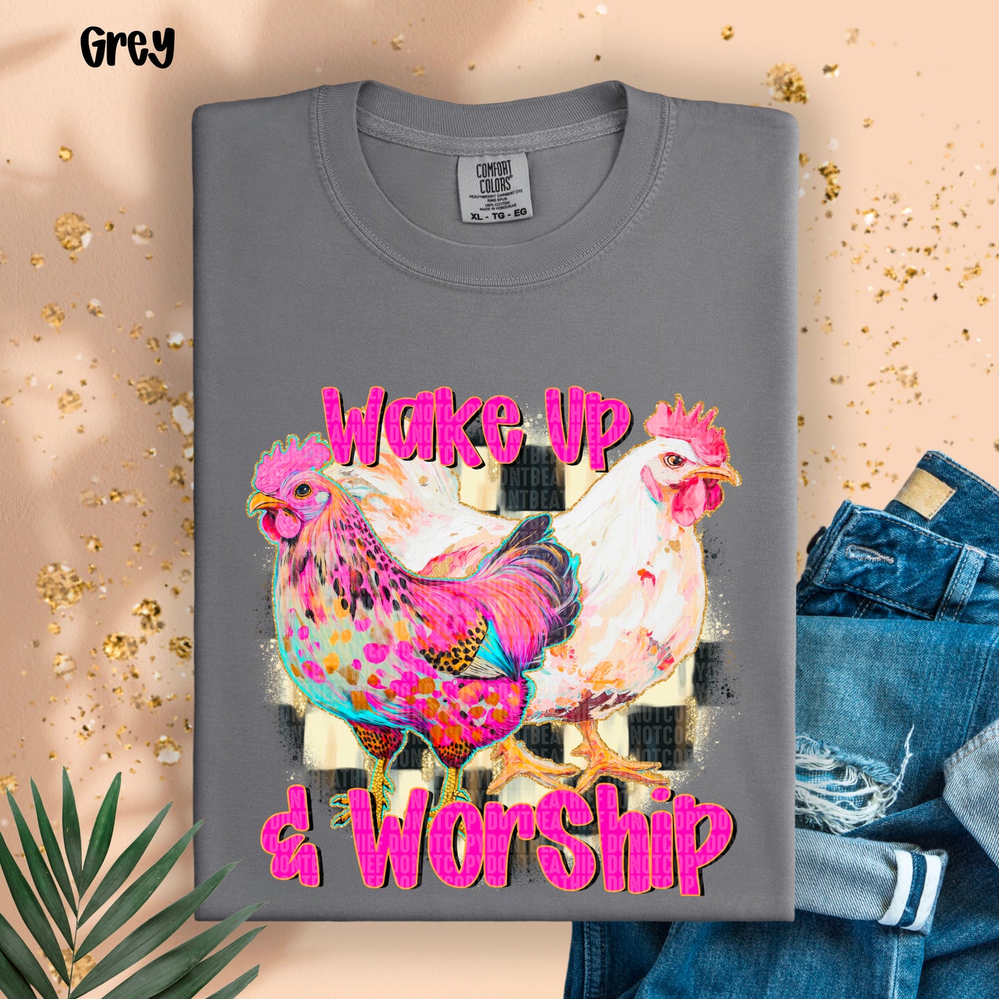 Wake up & Worship- DTF Transfer