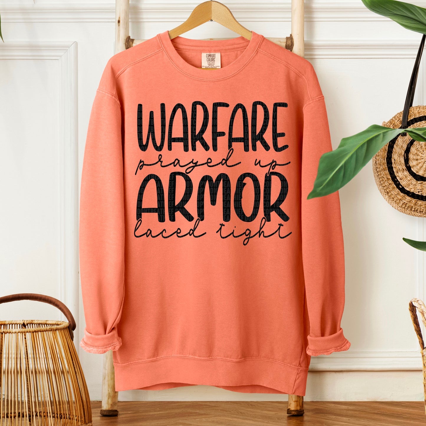 Warfare prayed up armor laced tight-DTF Transfer