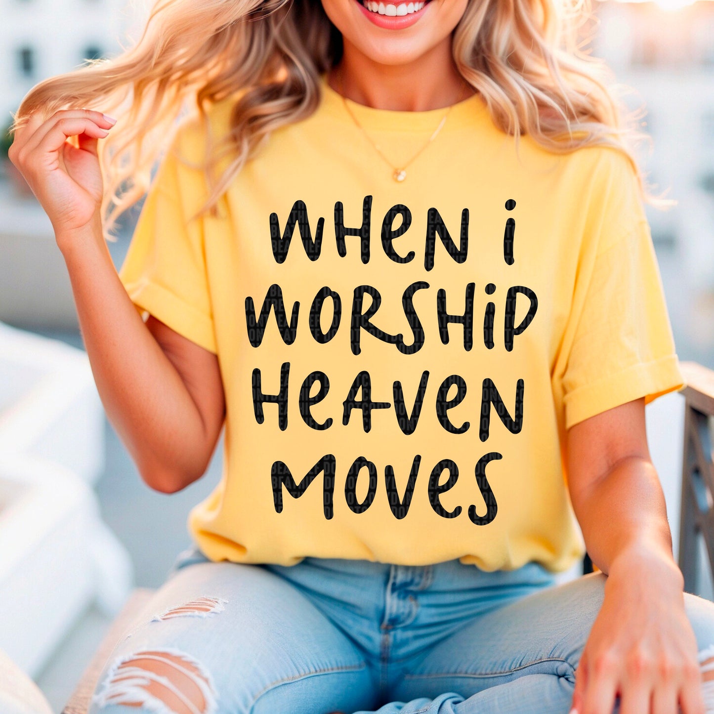 When I worship heaven moves-DTF Transfer