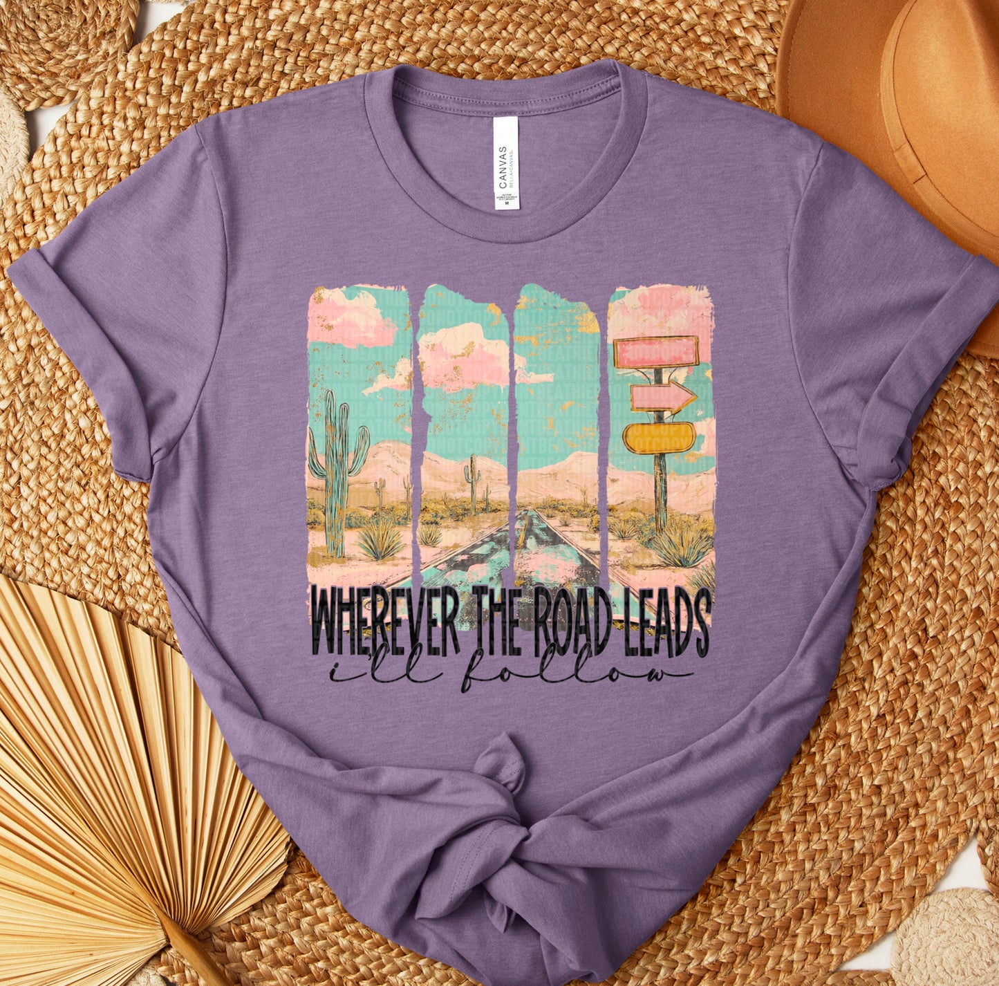 Wherever the Road Leads- DTF Transfer